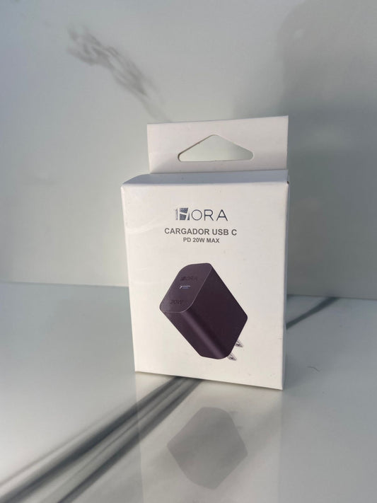 Adaptador 1hora tipo C 20w
