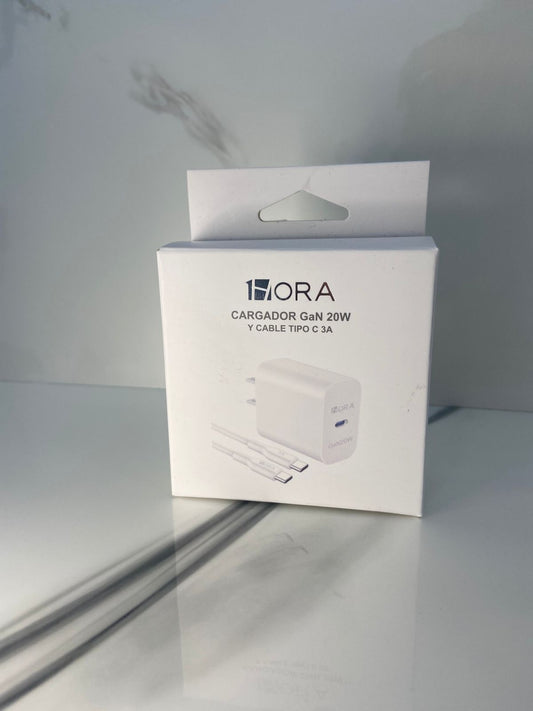 Cargador 1hora 20w tipo C