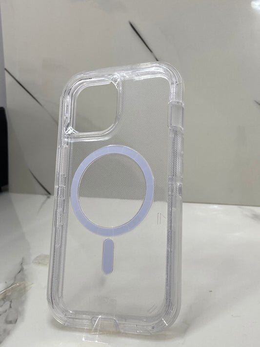 Funda otter transparente con mag safe