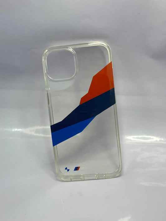 Funda BMW tricolor transparente