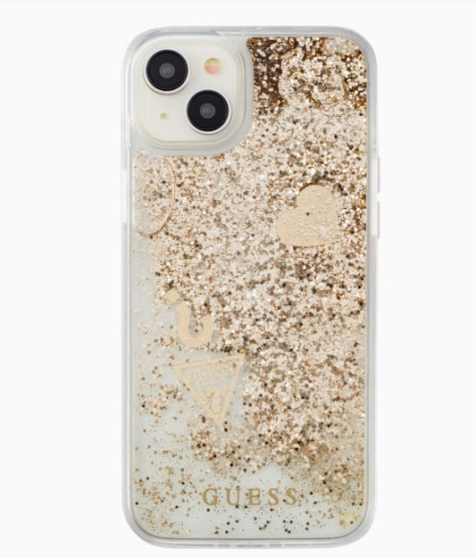 Funda Guess Glitter Gold