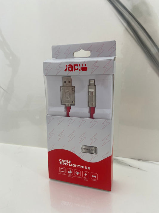 Cable de uso rudo Japi USB - Lightning - Dcel Accesorios