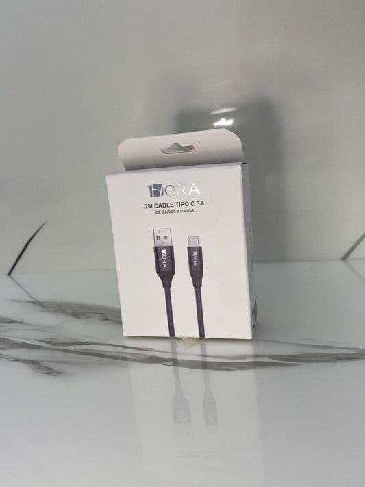 Cable 1hora USB - C 2m - Dcel Accesorios