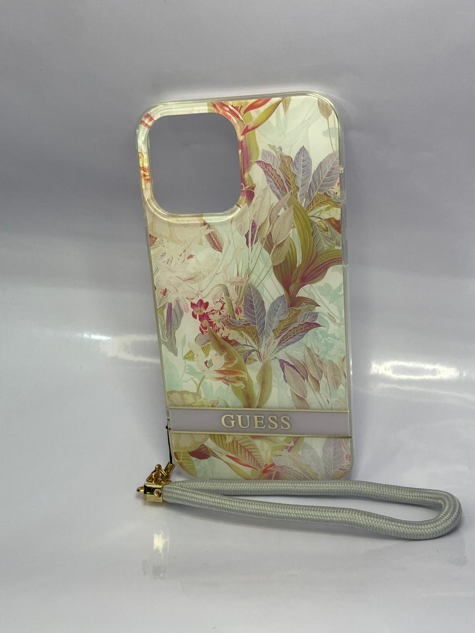 Funda Guess flower stripe - Dcel Accesorios