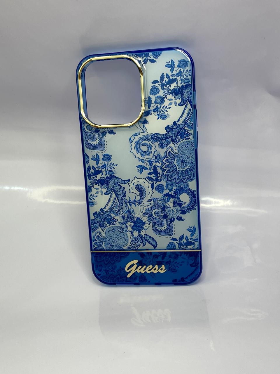 Funda Guess tolie de jouy azul - Dcel Accesorios
