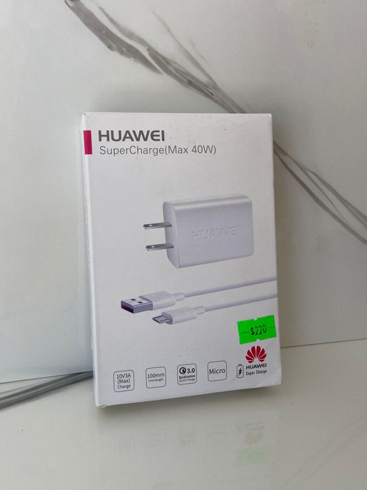 Cargador completo HUAWEI 40w - Dcel Accesorios