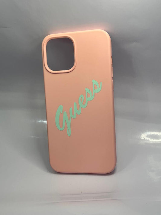 Funda Silicon Guess rosa - Dcel Accesorios